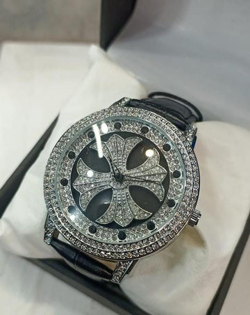 💎 Royal Radiance – Luxury Diamond-Inspired Watch